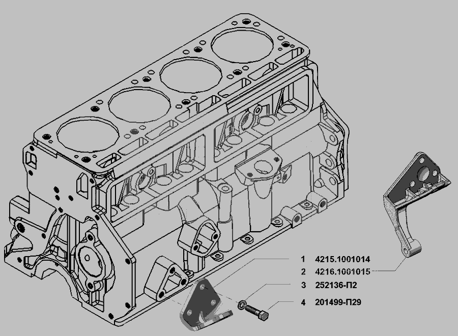 Двигатель 4215 на газель схема