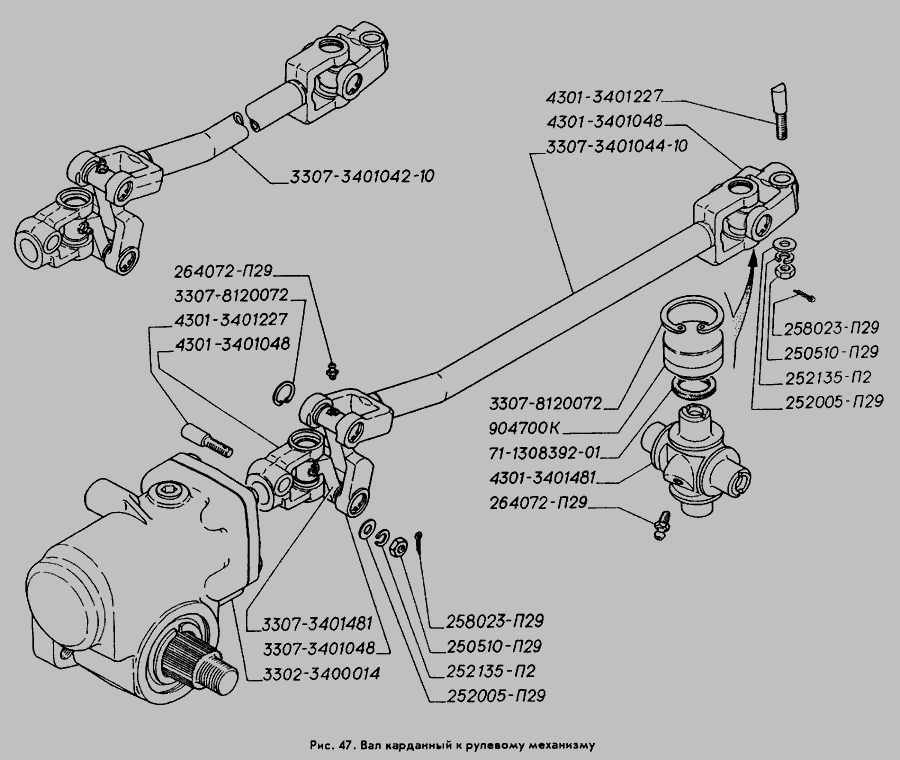 Схема гур газель 3302