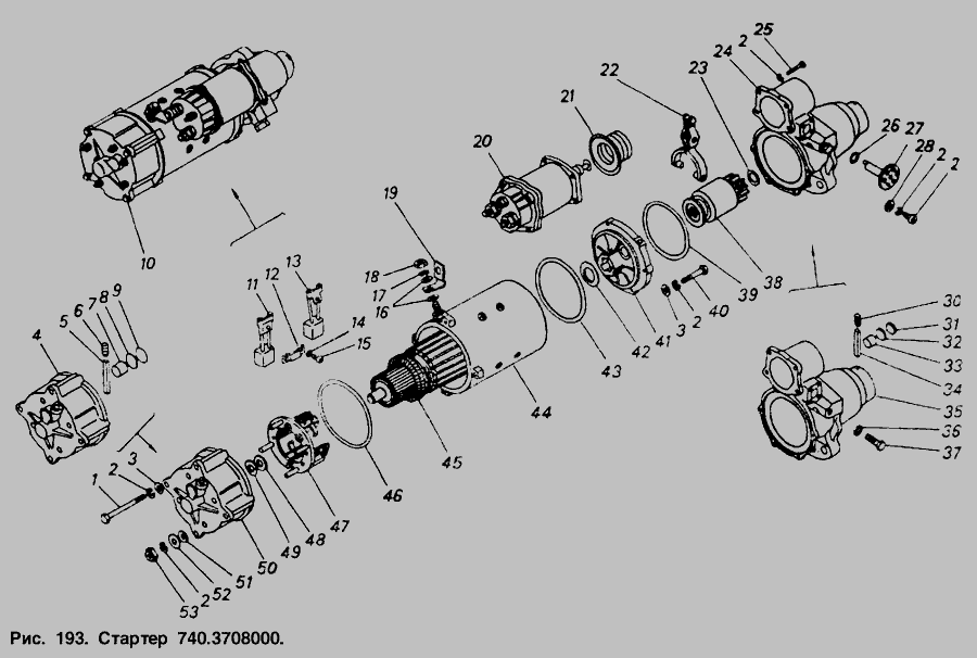 Схема стартера ст142н