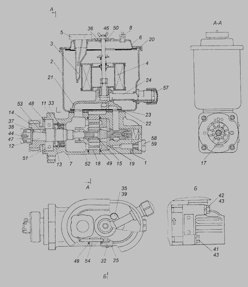 Насос гура камаз 4310 схема