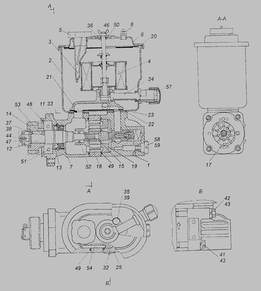 Насос гура камаз 4310 схема