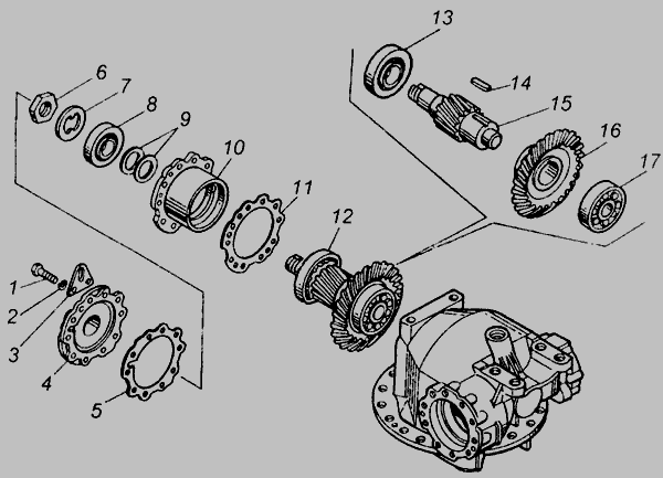 Межосевой дифференциал камаз 5320 схема