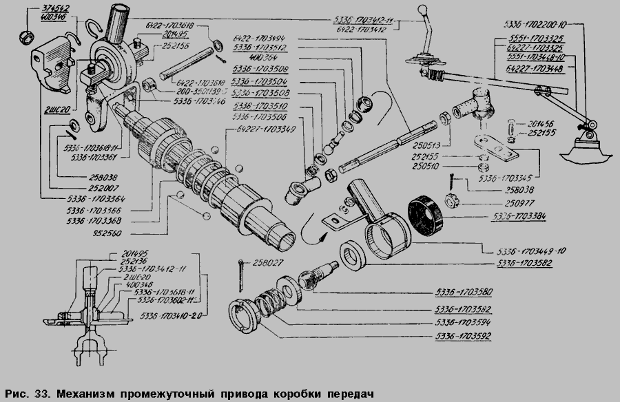 Схема кпп маз 5336