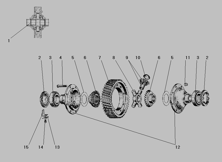 Задний мост урал 4320