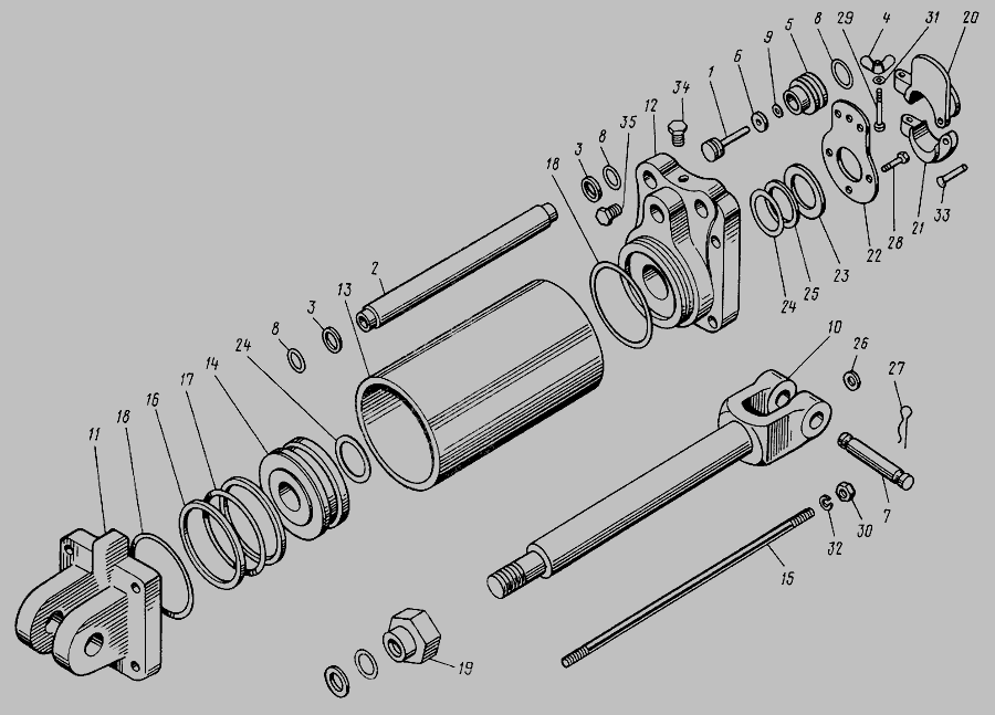 Чертеж детали 1 кривошипа рис 257