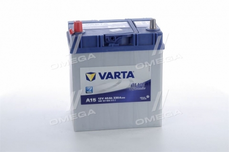 Аккумулятор   40Ah-12v VARTA BD(A15) (187х127х227),L,EN330 тонк.клеммы 540 127 033