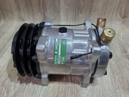 Компрессор кондиционера Sanden SD7H15 универсальный, 12V/24V