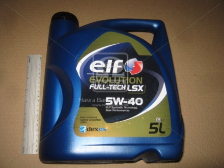 Масло моторн. ELF Evolution FULLTECH LSX 5W-40 (Канистра 5л) 213922